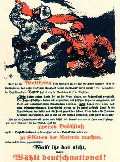dolchstoß_Plakat