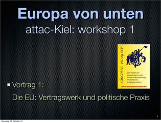 Plakat Workshop
